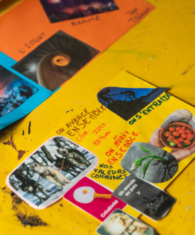 Un atelier de création à l'école HPI Arborescences Lille