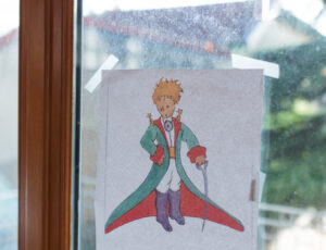 Dessin du petit prince pour un cours d'art plastique